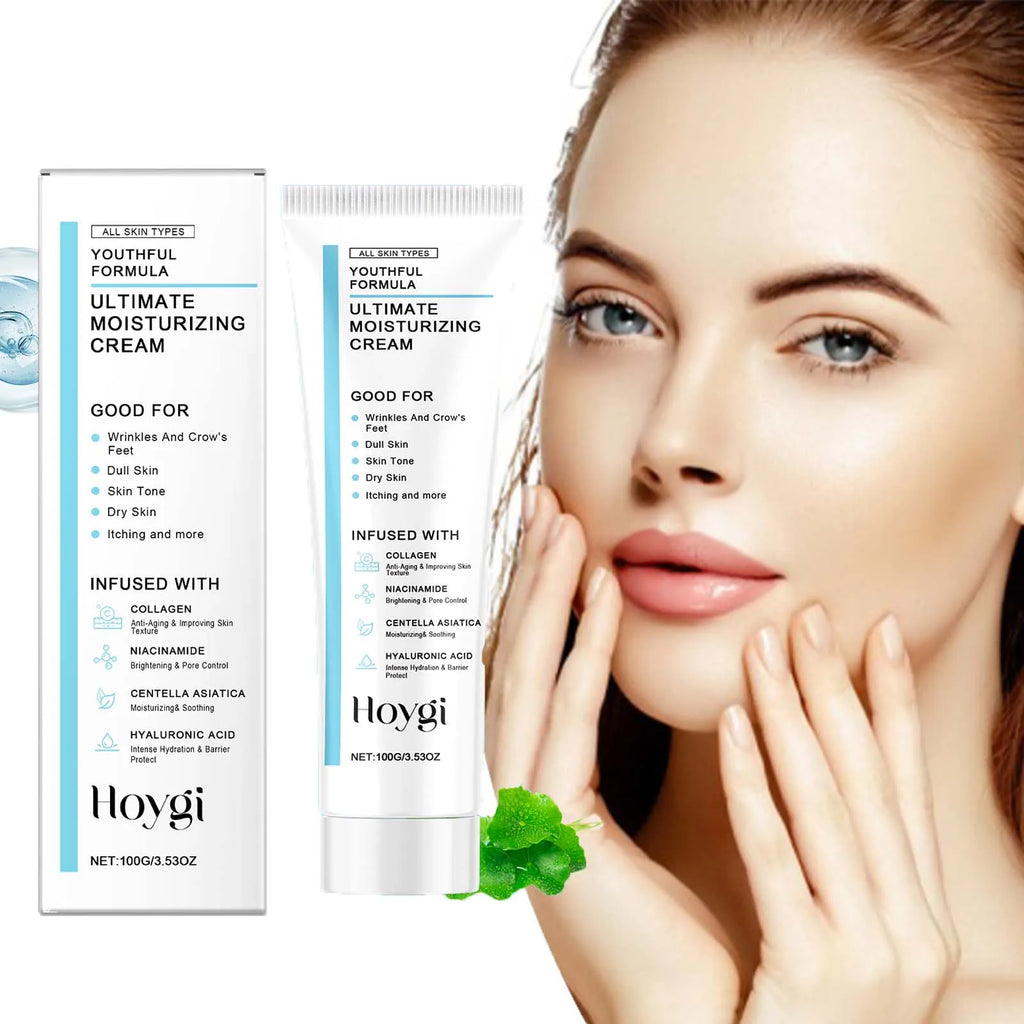 Centella Moisturizing Cream Hyaluronic Acid Daily Nourishing Cream Strengthen Barrier Rejuvenation Oil Control Brighten Skin Car