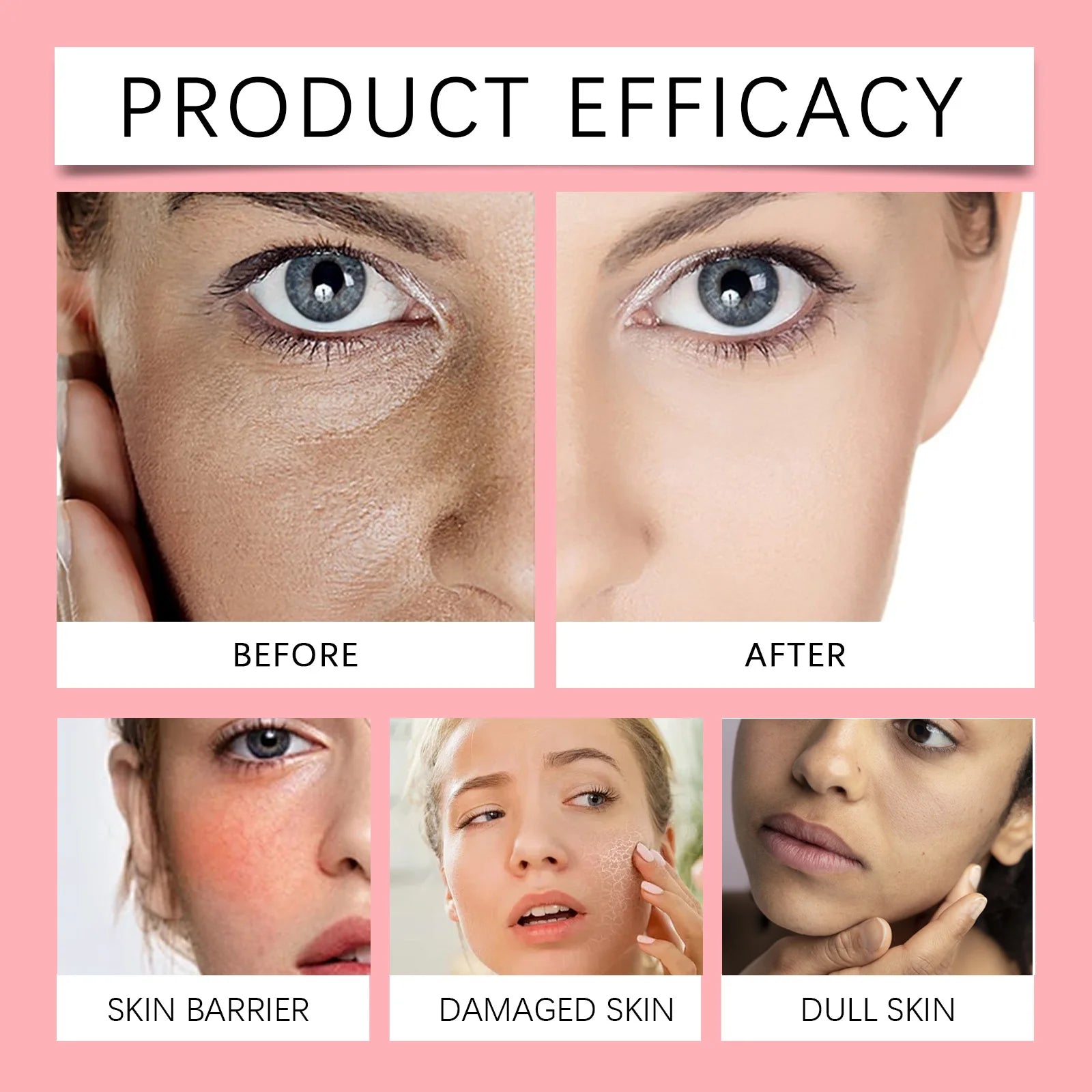 HOYGI Hyaluronic Acid Vitamin C Face Serum Moisturizing Repair Brightening Dull Skin Facial Essence Anti Aging Hydrating Cream