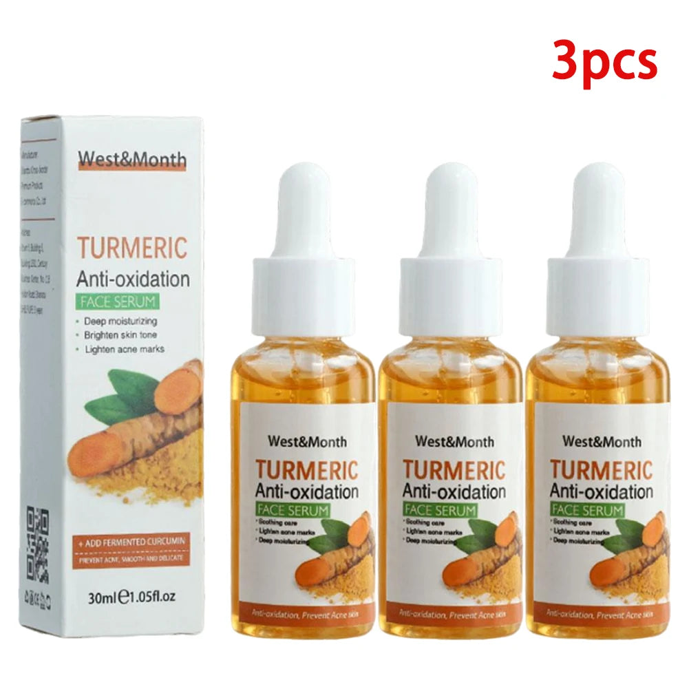 Turmeric Serum for Dark Spots Corrector Serum for Face & Body, Anti Aging Facial Serum for Women Men, Reduces Hyperpigmentation