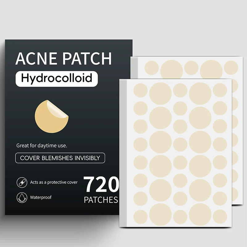 720pcs/set Invisible Acne Pimple Patch Professional Face Skin Care Repair Acne Healing Absorbing Spot Sticker For Men Women
