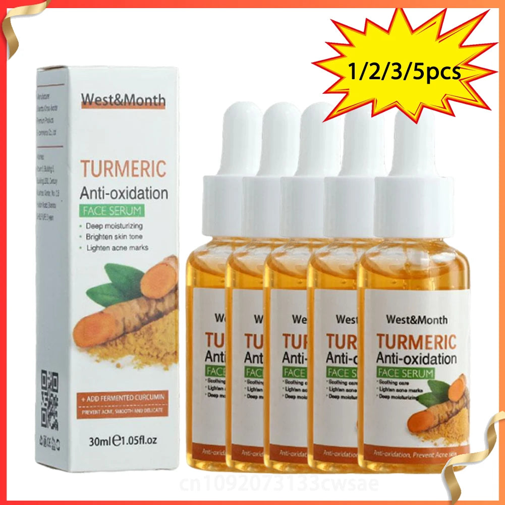 Turmeric Serum for Dark Spots Corrector Serum for Face & Body, Anti Aging Facial Serum for Women Men, Reduces Hyperpigmentation