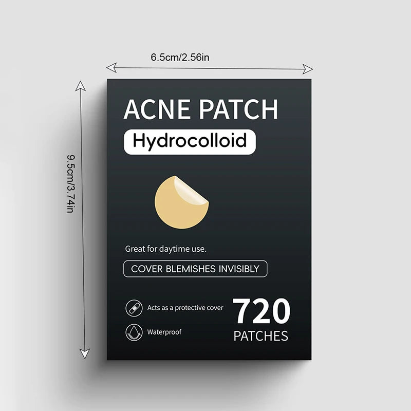 720pcs/set Invisible Acne Pimple Patch Professional Face Skin Care Repair Acne Healing Absorbing Spot Sticker For Men Women