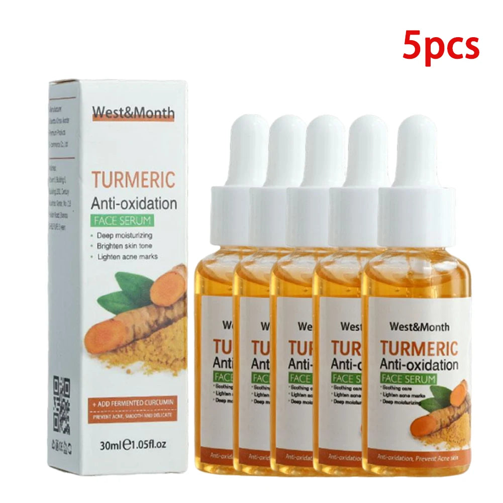 Turmeric Serum for Dark Spots Corrector Serum for Face & Body, Anti Aging Facial Serum for Women Men, Reduces Hyperpigmentation