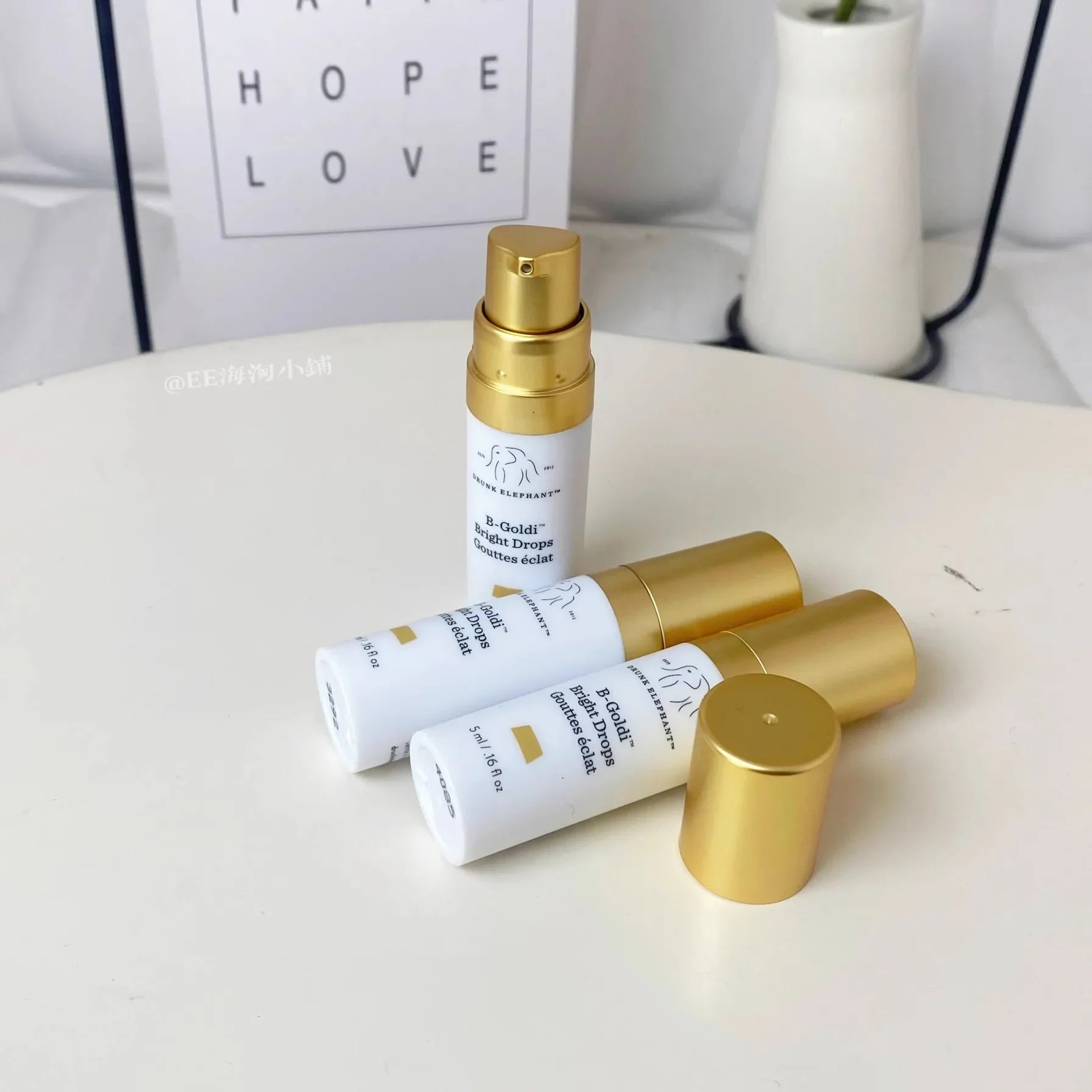 5ml Facial Liquid Cream B-Gold Bright Drop Niacinamide Brightening Spot Correcting Serum DRUNK ELEPHANT