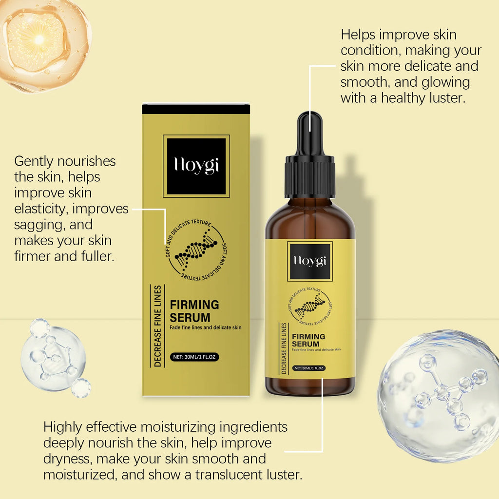 Hyaluronic Acid Wrinkle Serum Vitamin E Firming Facial Essence Repair Elasticity Reduce Dark Spot Hydrating Anti Aging Skin Care