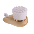 Facial Brush with Bamboo Handle