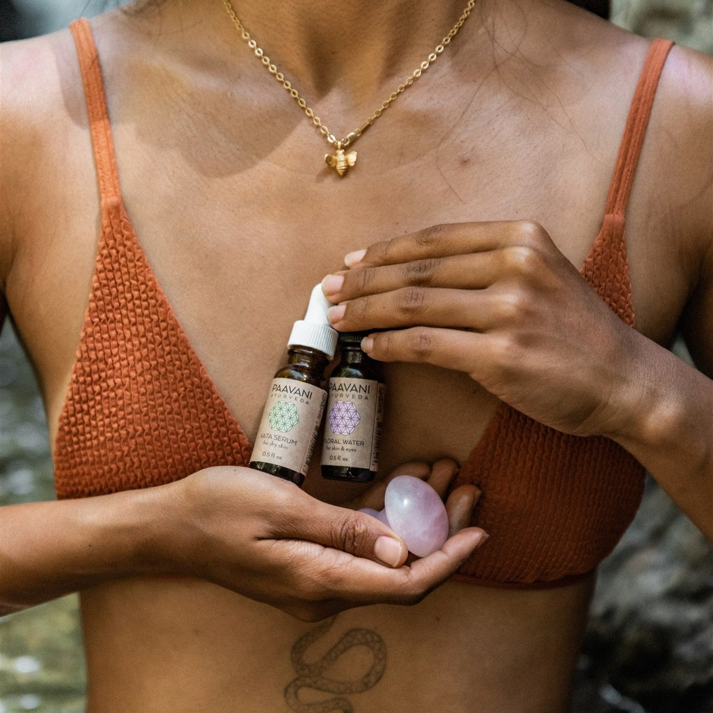 Radiant Skin Ritual | Ayurvedic Rose Quartz Facial Massage Kit