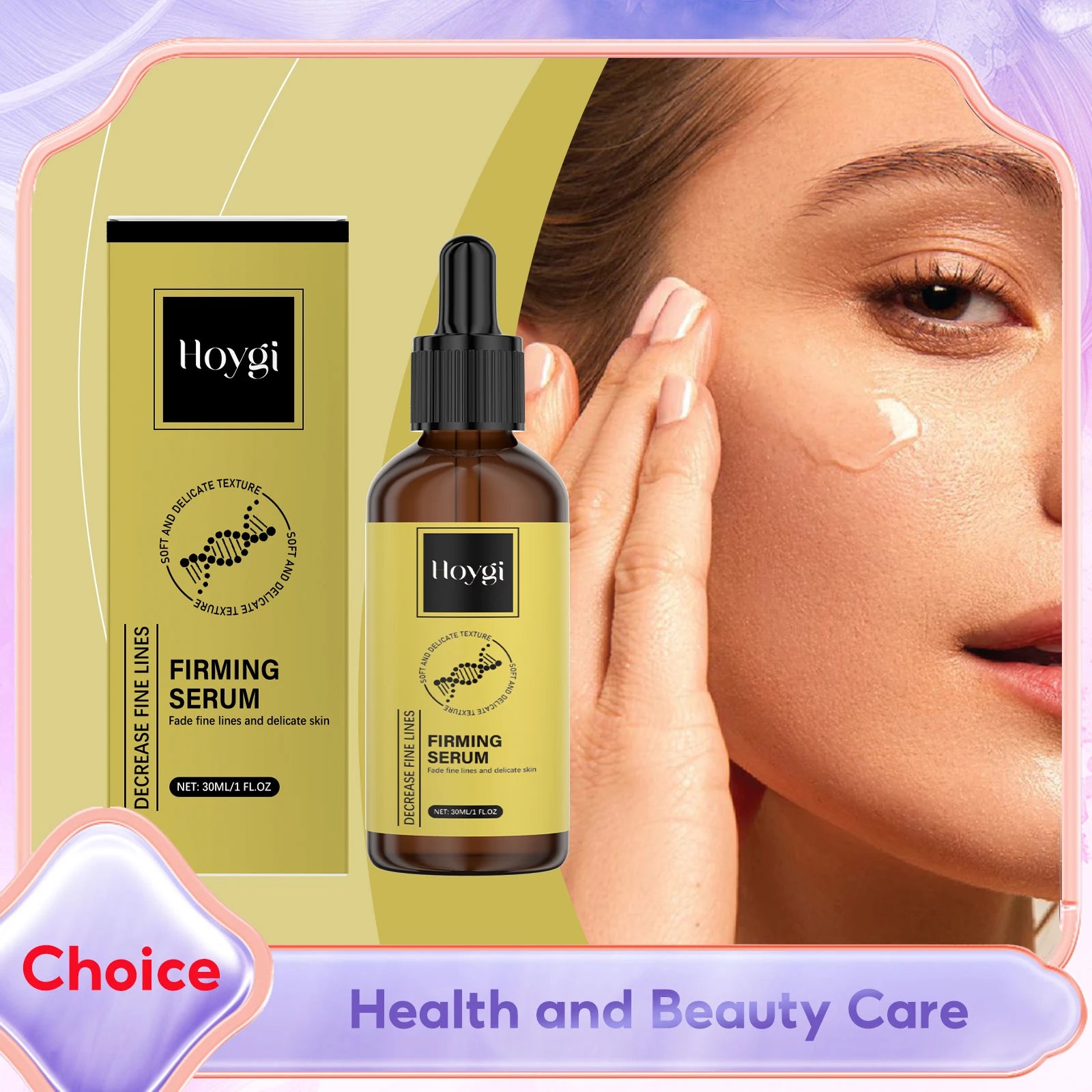 Hyaluronic Acid Wrinkle Serum Vitamin E Firming Facial Essence Repair Elasticity Reduce Dark Spot Hydrating Anti Aging Skin Care