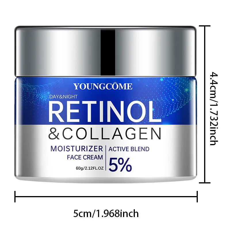 Retinol Face Cream Smooth Wrinkle Younger Firming Lifting Fade Fine Lines Whitening Moisturizing Brightening Skin Care Cosmetic