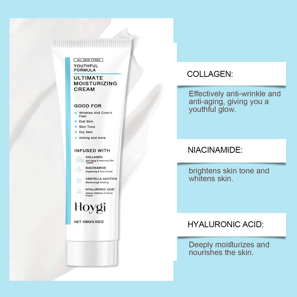 Centella Moisturizing Cream Hyaluronic Acid Daily Nourishing Cream Strengthen Barrier Rejuvenation Oil Control Brighten Skin Car