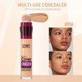 New Sponge Head Concealer for Dark Circles Freckles Acne Pigmentation and Blemishes Long Lasting Moisturizing Liquid Foundation