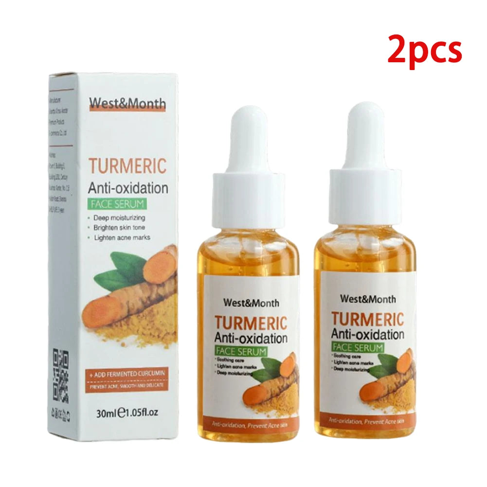 Turmeric Serum for Dark Spots Corrector Serum for Face & Body, Anti Aging Facial Serum for Women Men, Reduces Hyperpigmentation